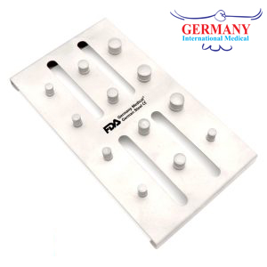 Rubber Dam Clamp Organising Board, 12Pcs