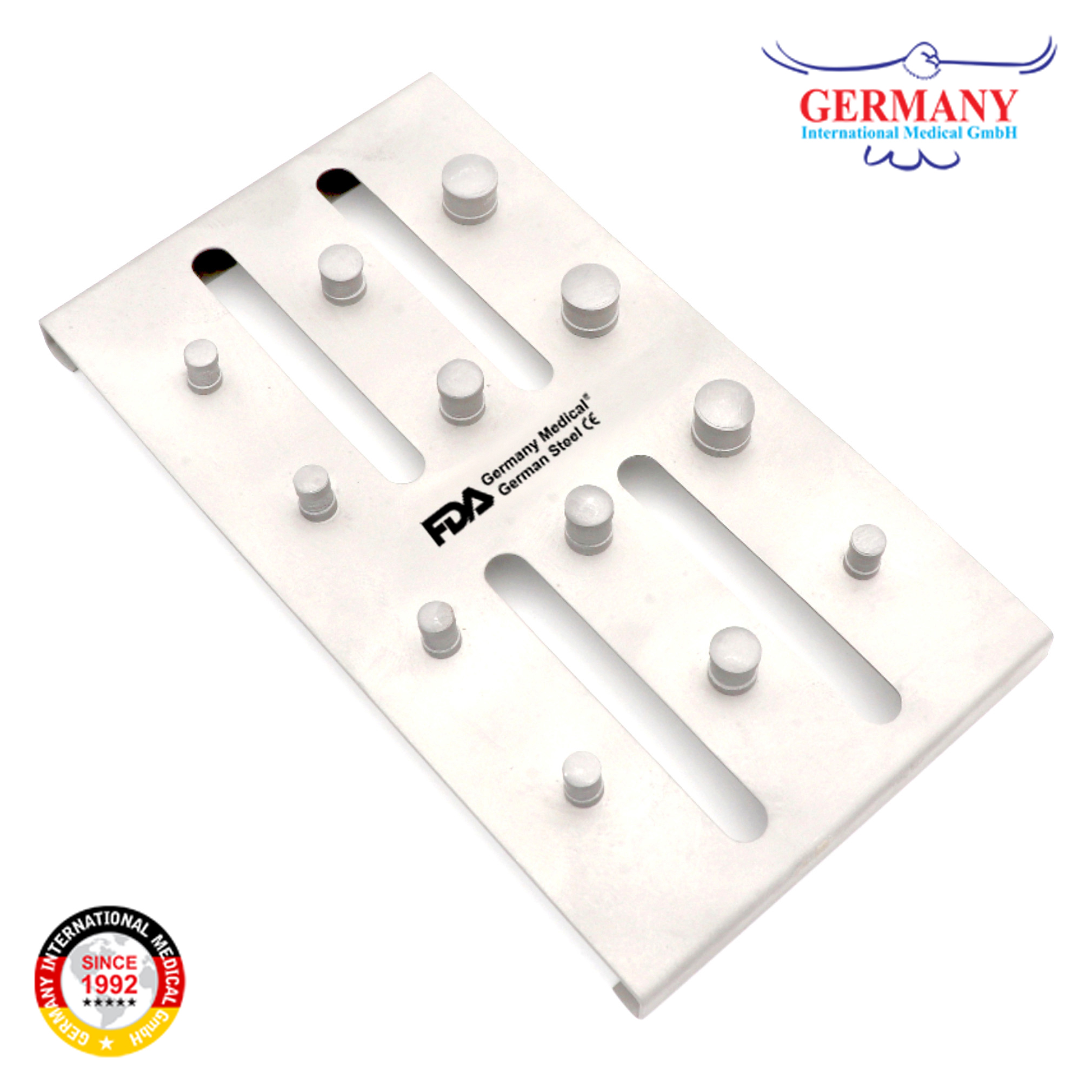 Rubber Dam Clamp Organising Board, 12Pcs