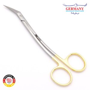 Locklin Scissor Cvd. TC Serr. 16.5cm