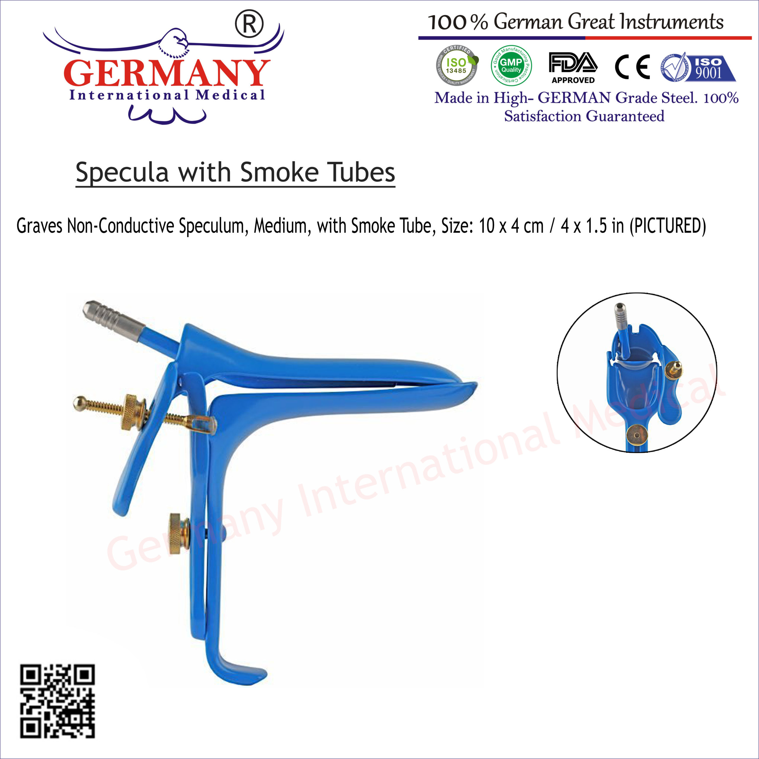 Specula with Smoke Tubes