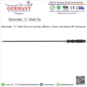 Electrode, “L” Hook Tip