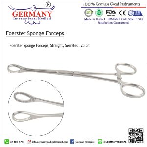 Foerster Sponge Forceps