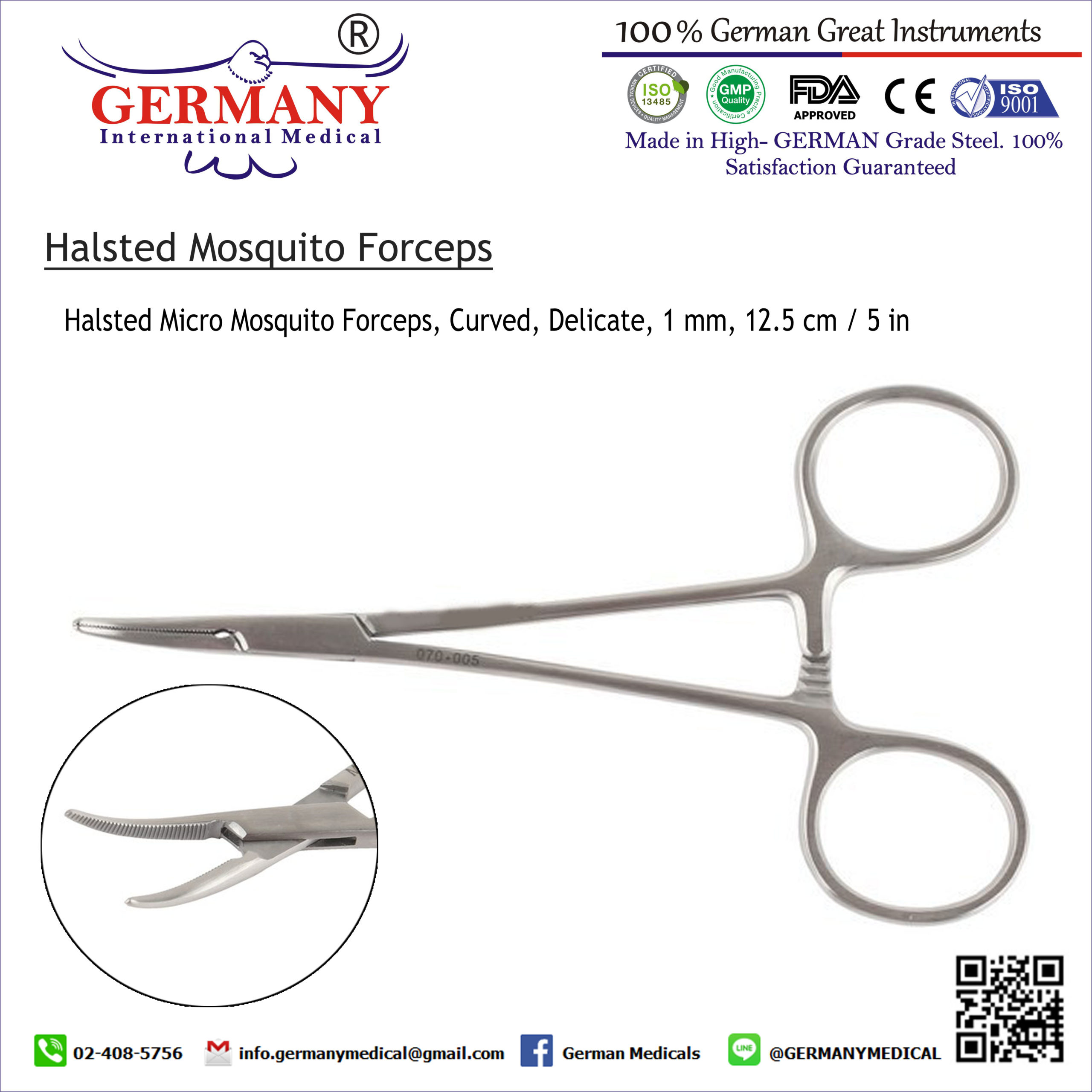 Halsted Mosquito Forceps