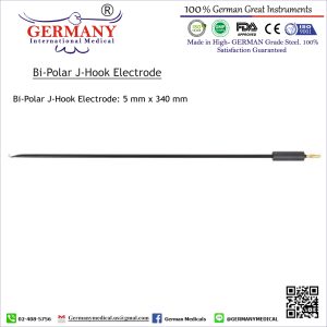 Bi-Polar J-Hook Electrode