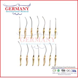 Forehead Lift Dissectors Set - 14 Pieces