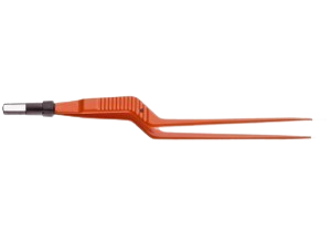 Bayonet Bipolar Blunt Tip Forcep - Non Stick